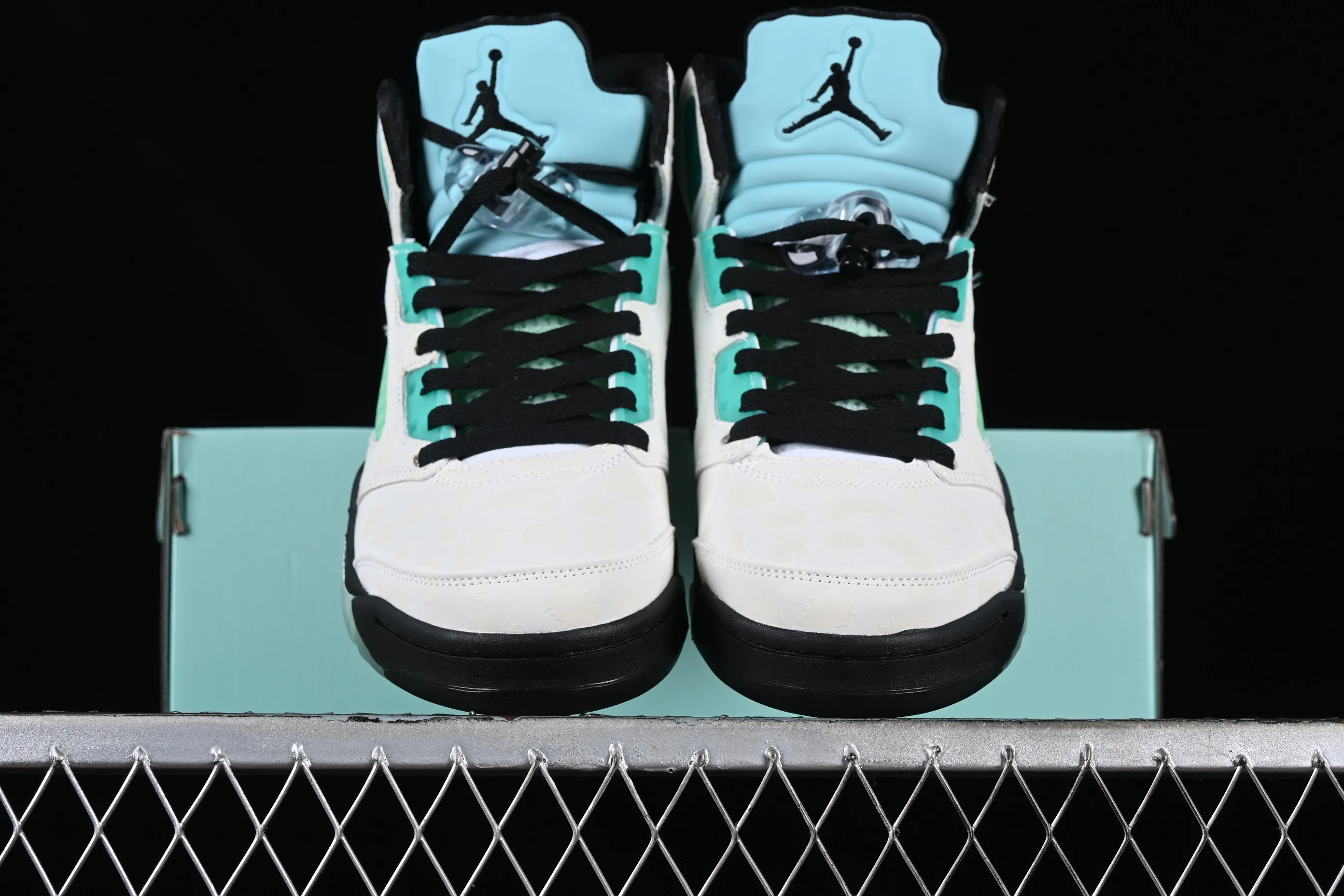 All categories Air Jordan Jordan series basketball shoes Air Jordan 5 Air Jordan 5 "Island Green" AJ5 Joe 5 Snow Leopard 3M Reflective Guo Ailun's same style CN2932-100